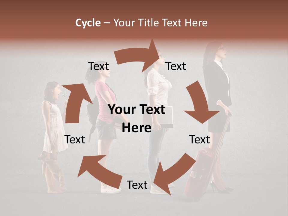 Backpack Success Grow PowerPoint Template