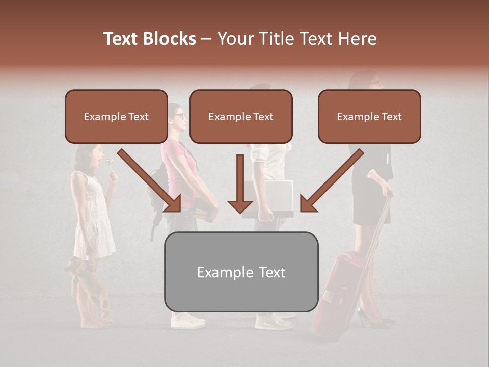 Backpack Success Grow PowerPoint Template