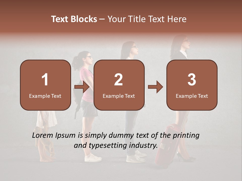 Backpack Success Grow PowerPoint Template