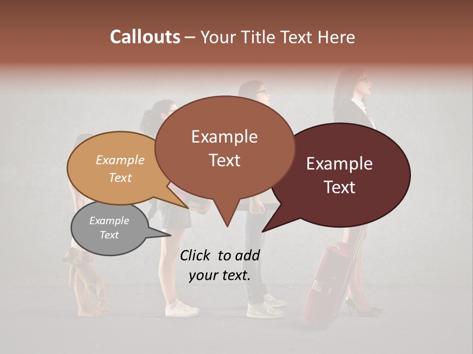 Backpack Success Grow PowerPoint Template