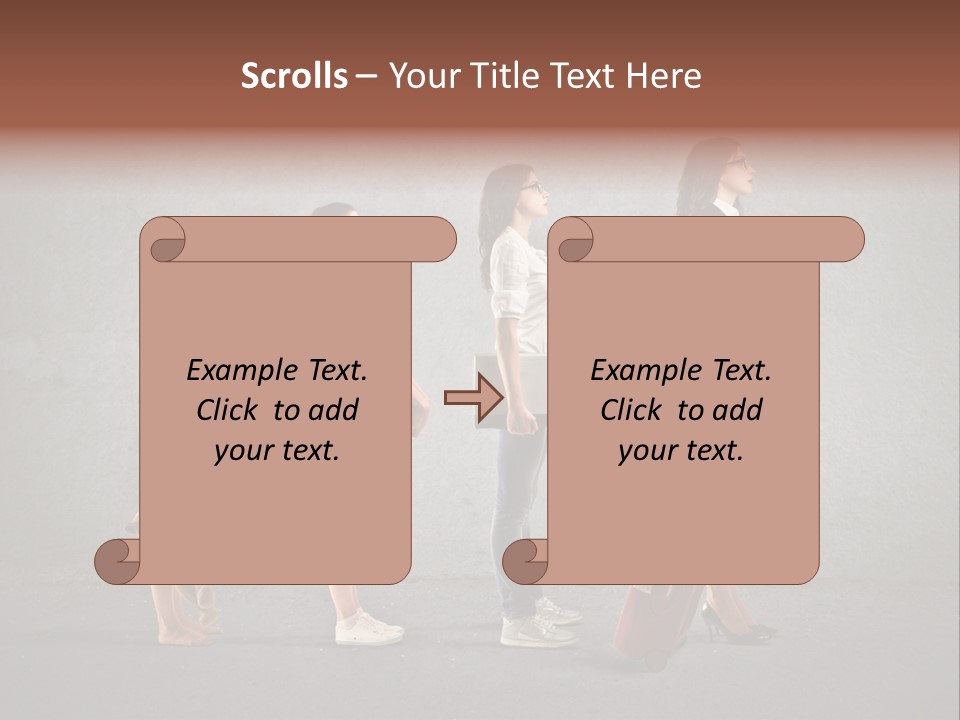 Backpack Success Grow PowerPoint Template