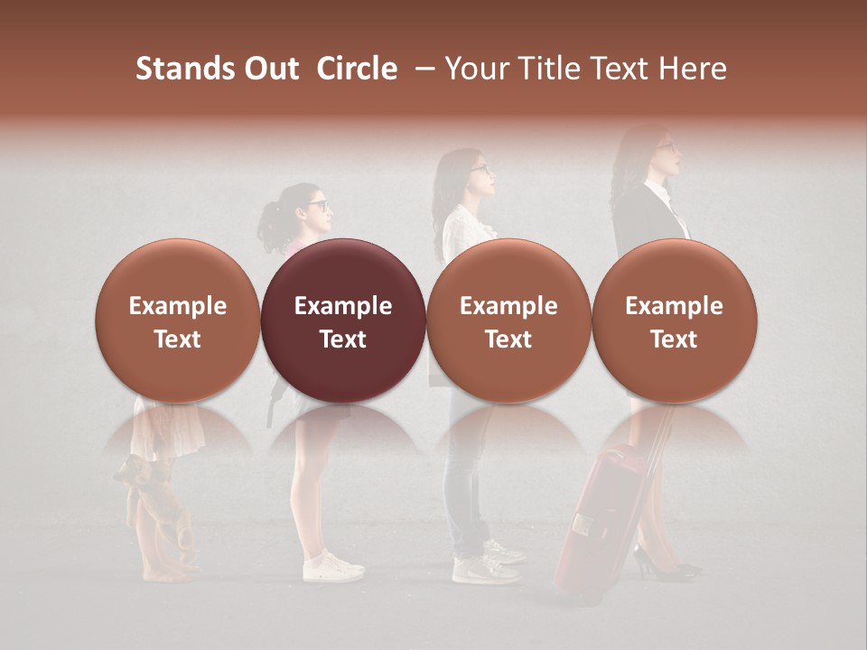 Backpack Success Grow PowerPoint Template