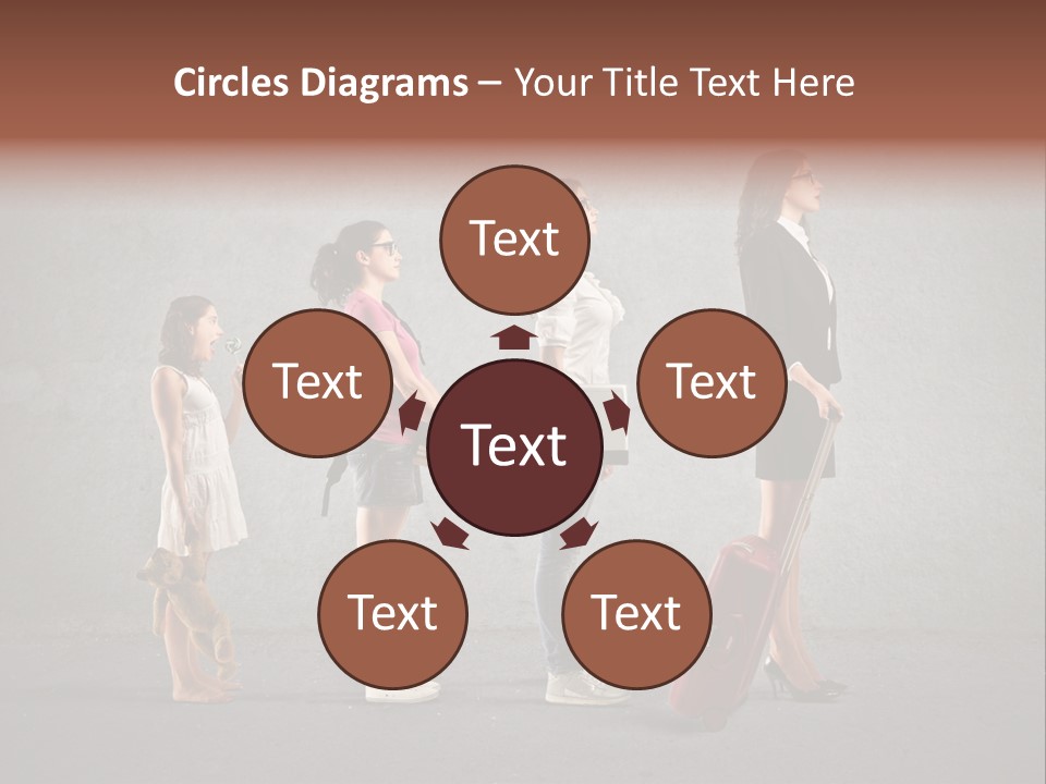 Backpack Success Grow PowerPoint Template