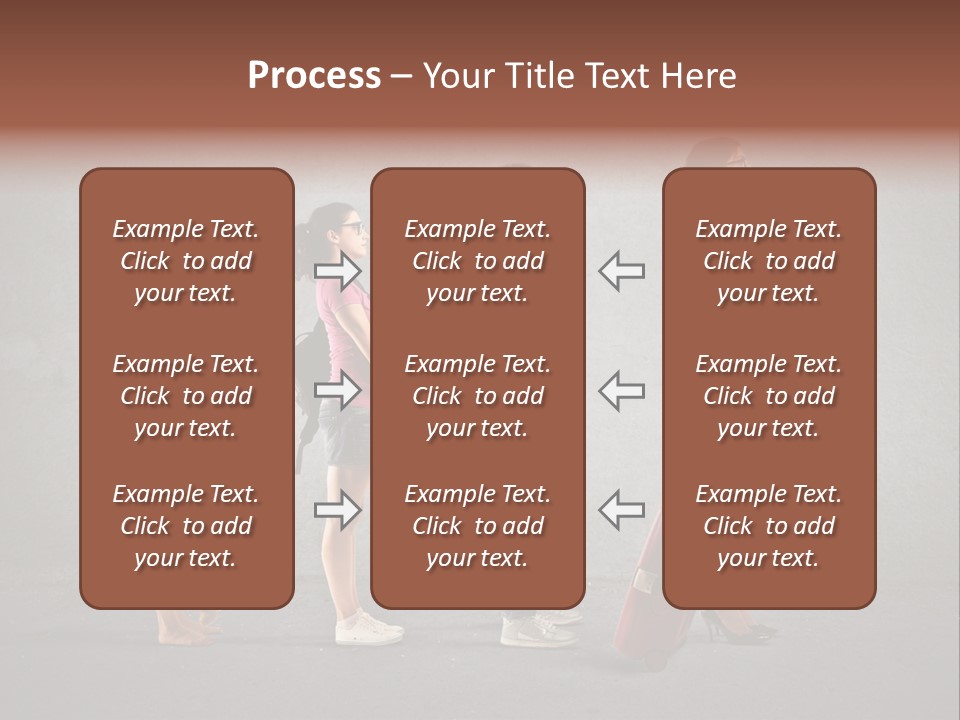 Backpack Success Grow PowerPoint Template