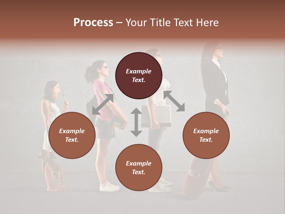 Backpack Success Grow PowerPoint Template