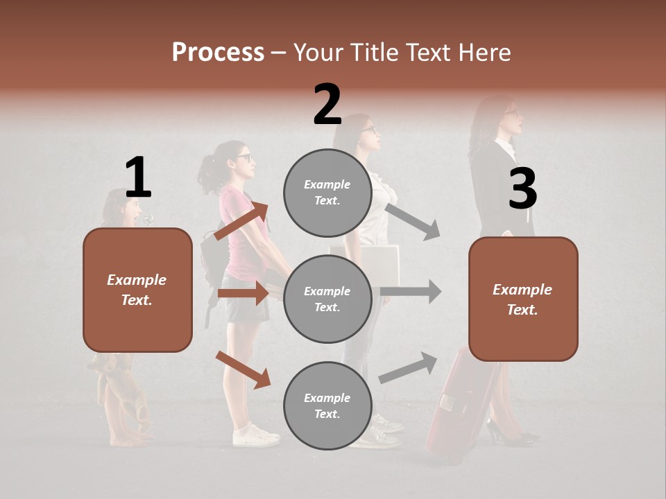 Backpack Success Grow PowerPoint Template