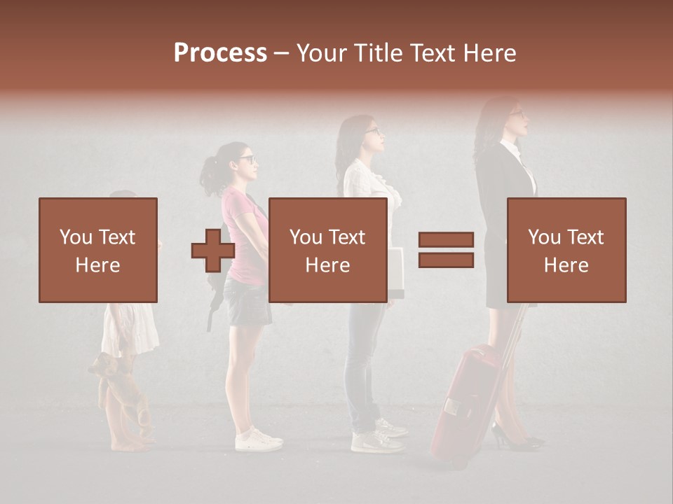 Backpack Success Grow PowerPoint Template