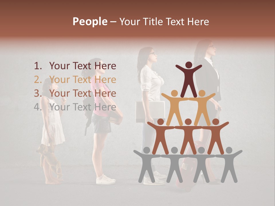 Backpack Success Grow PowerPoint Template