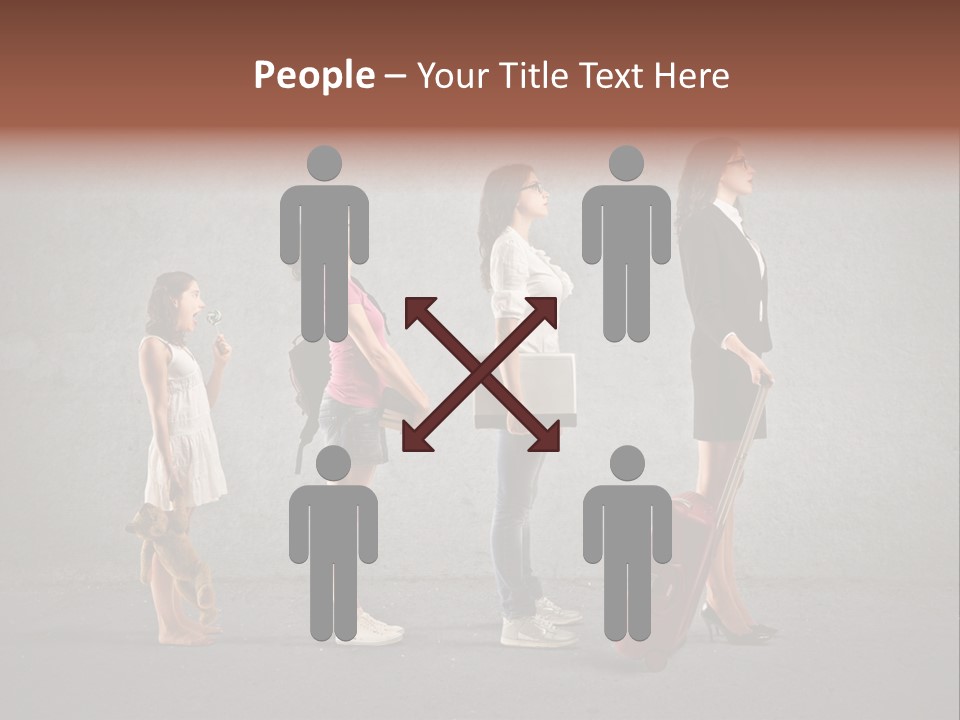 Backpack Success Grow PowerPoint Template