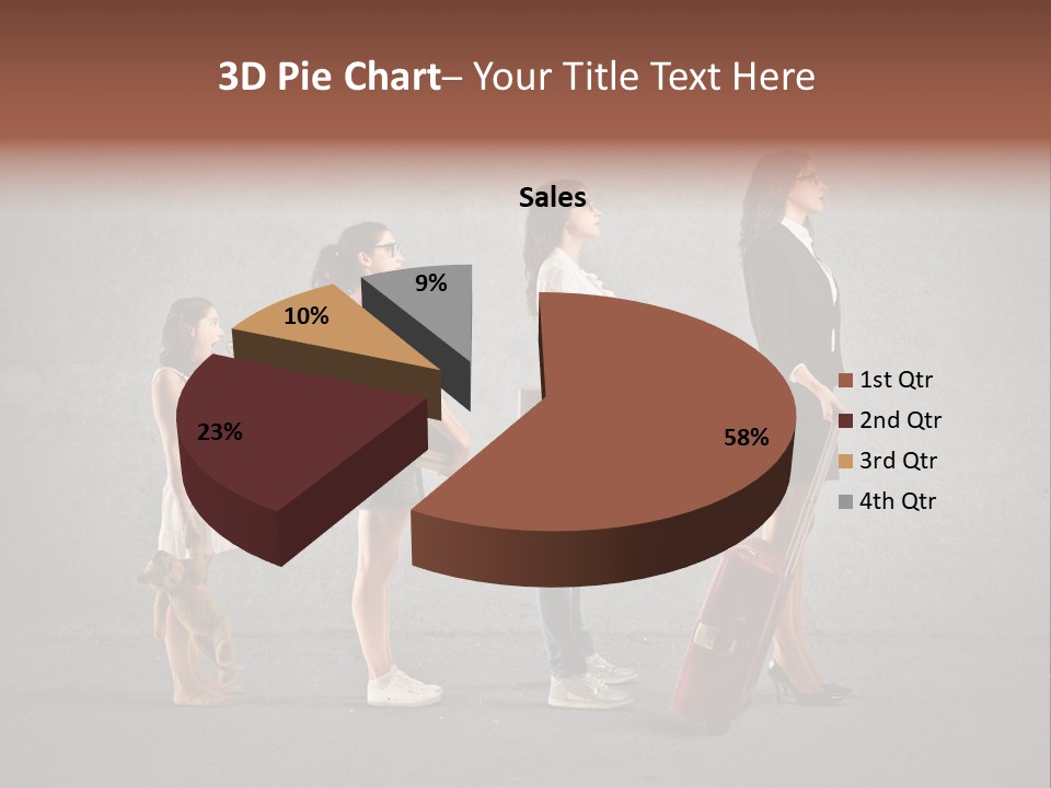 Backpack Success Grow PowerPoint Template