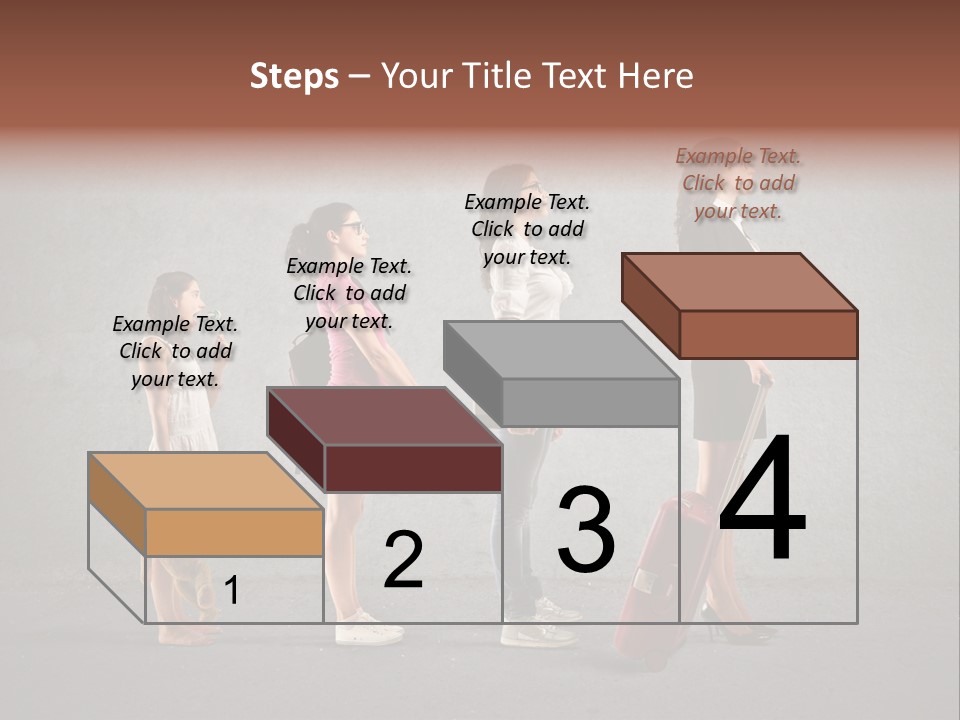 Backpack Success Grow PowerPoint Template