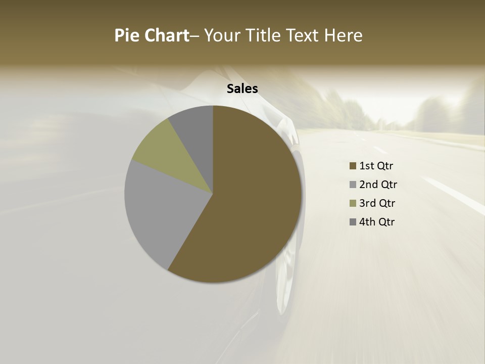 Sunset View Tire PowerPoint Template