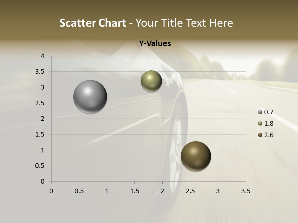 Sunset View Tire PowerPoint Template
