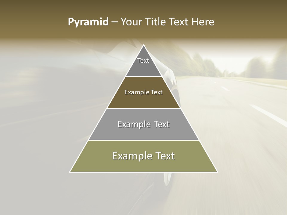 Sunset View Tire PowerPoint Template