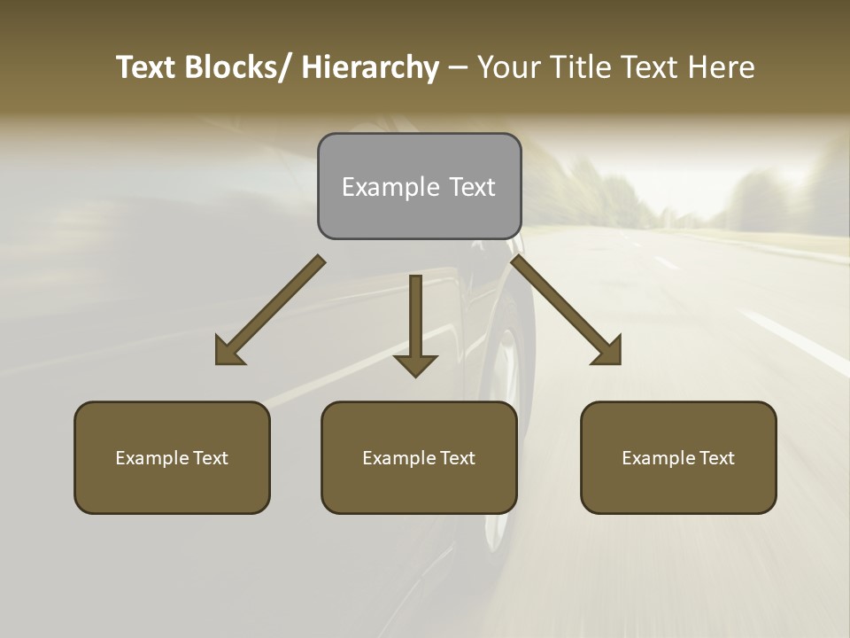 Sunset View Tire PowerPoint Template