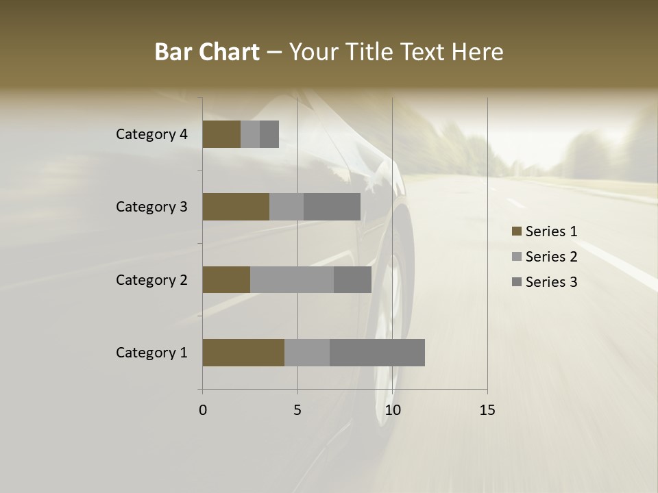 Sunset View Tire PowerPoint Template