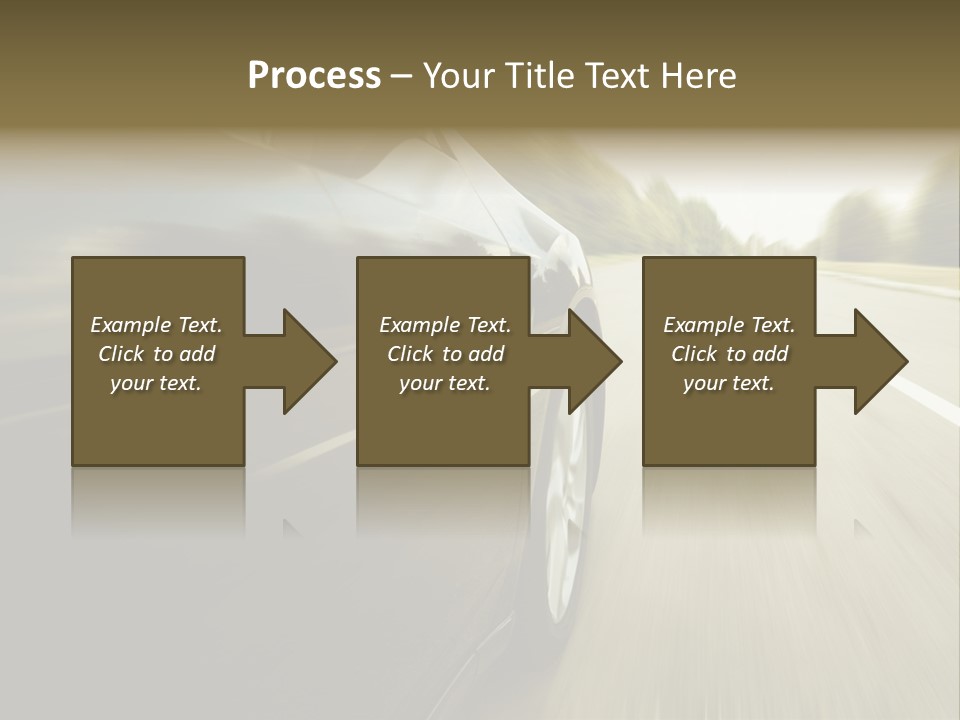 Sunset View Tire PowerPoint Template