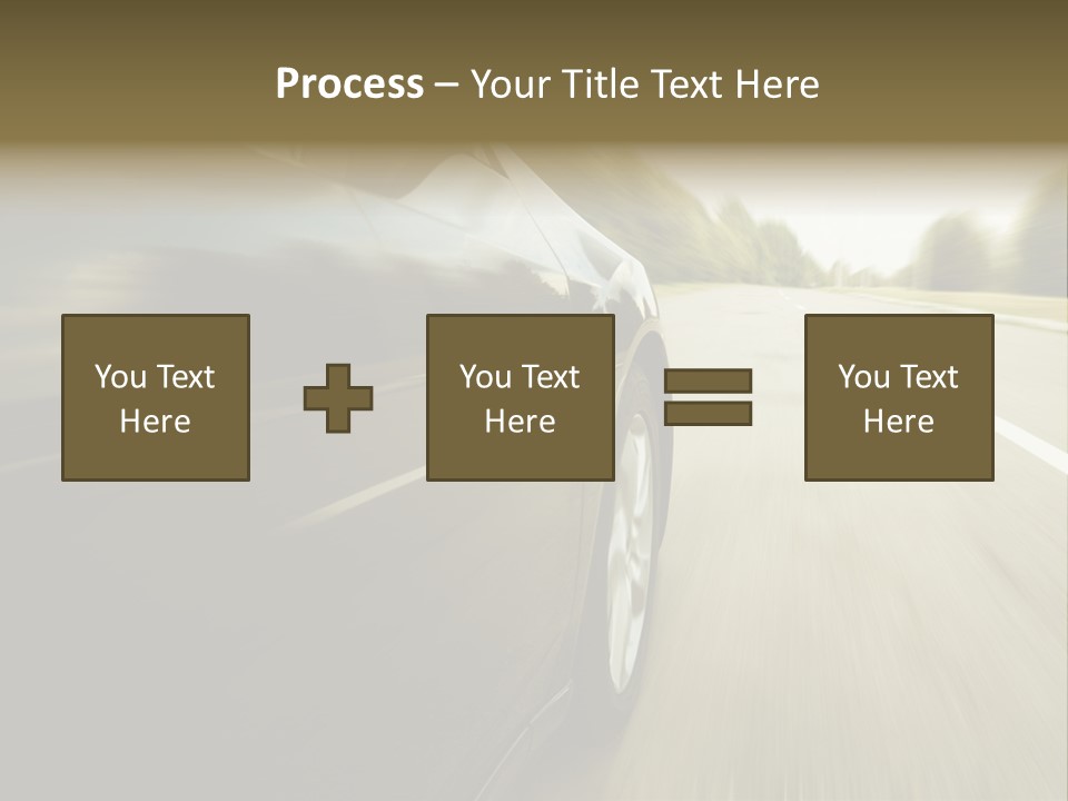 Sunset View Tire PowerPoint Template