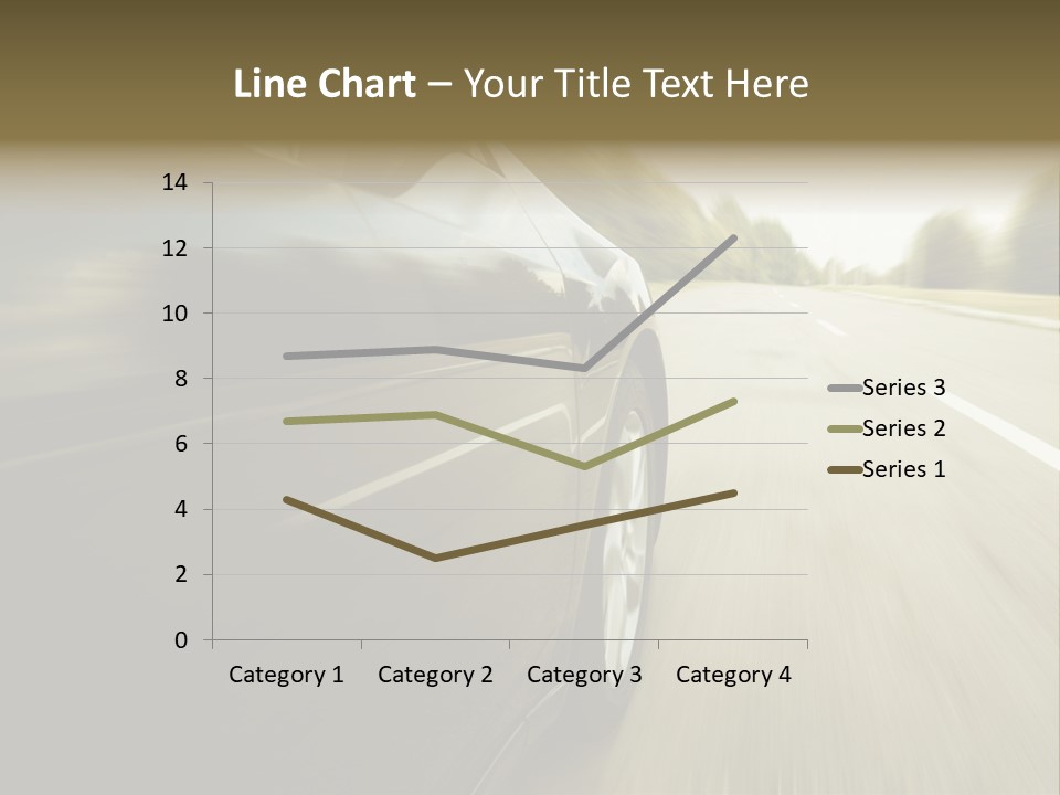 Sunset View Tire PowerPoint Template