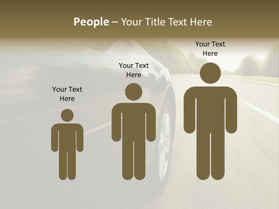 Sunset View Tire PowerPoint Template