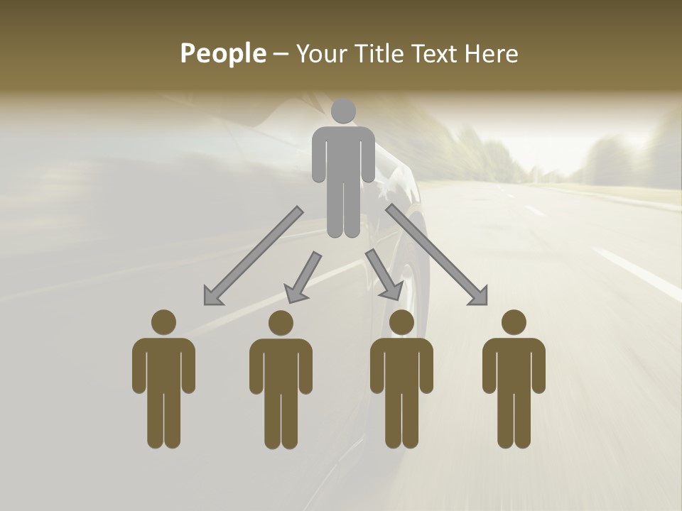 Sunset View Tire PowerPoint Template