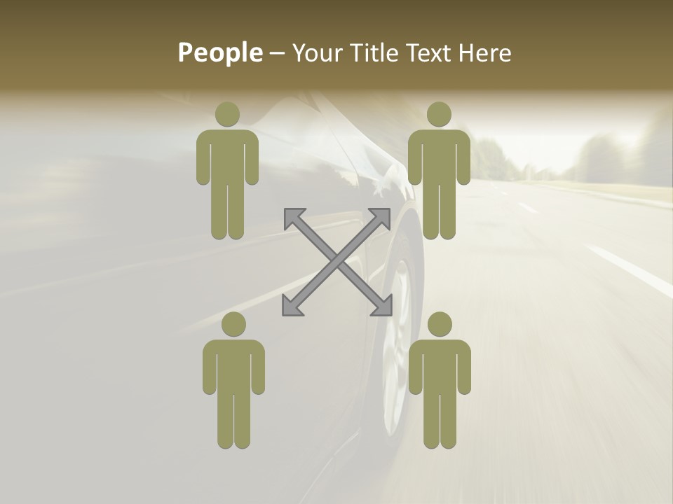 Sunset View Tire PowerPoint Template