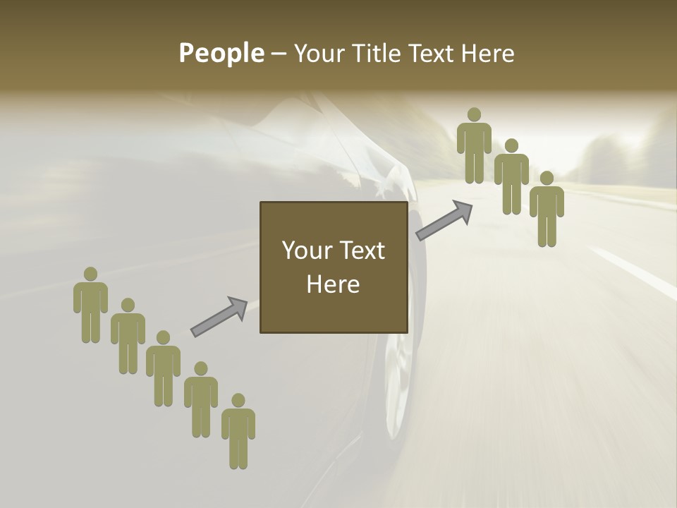 Sunset View Tire PowerPoint Template