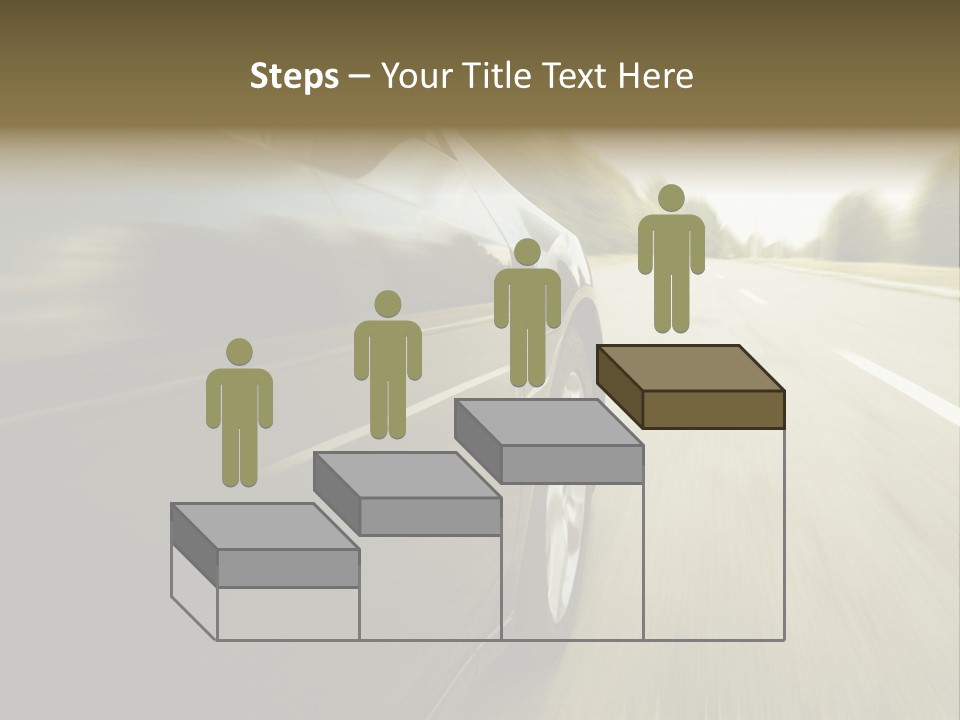 Sunset View Tire PowerPoint Template