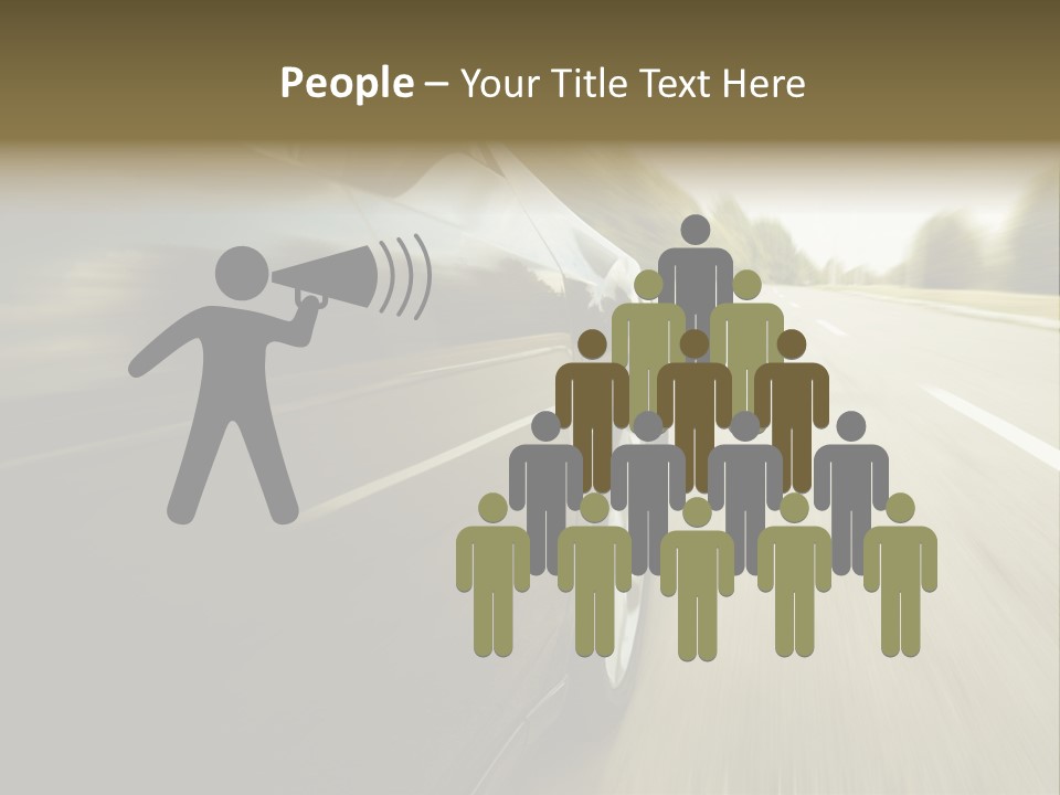 Sunset View Tire PowerPoint Template