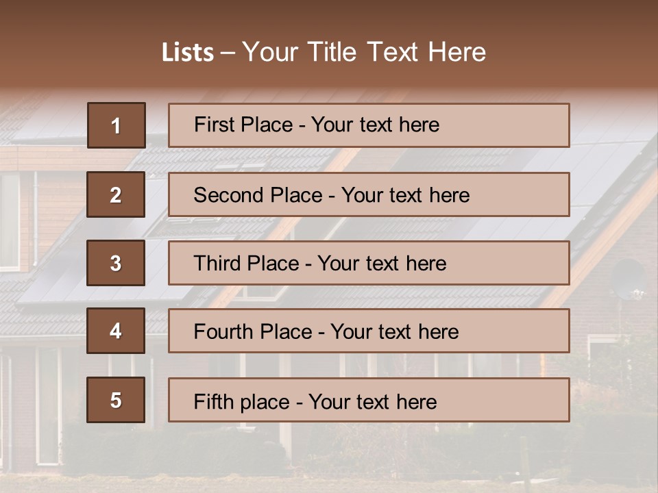 Panel Cell Industry PowerPoint Template