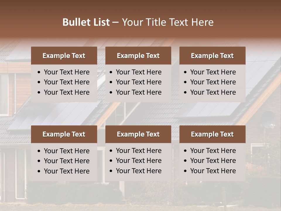 Panel Cell Industry PowerPoint Template