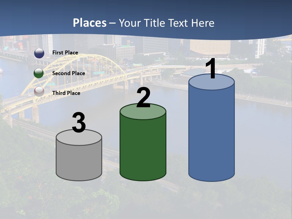 Pennsylvania Skyscraper Bridge PowerPoint Template