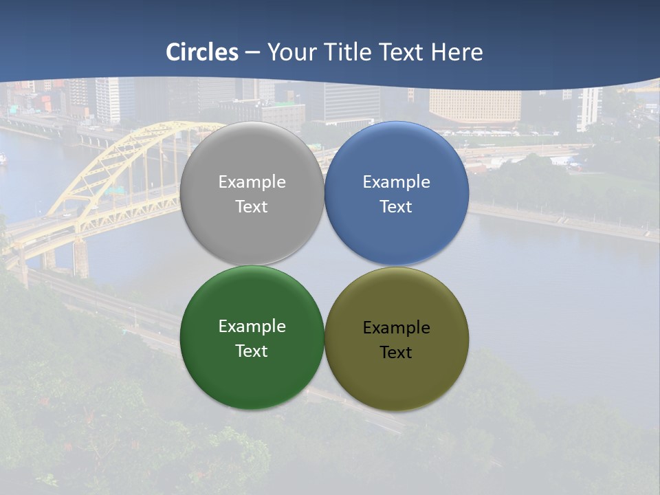 Pennsylvania Skyscraper Bridge PowerPoint Template