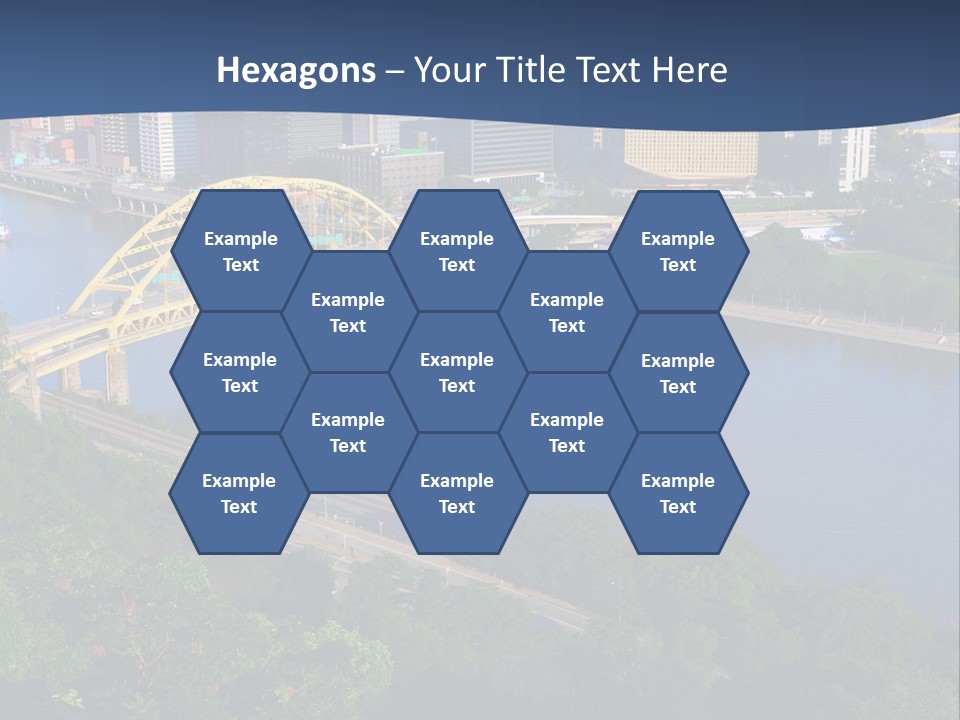 Pennsylvania Skyscraper Bridge PowerPoint Template