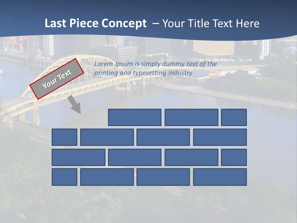 Pennsylvania Skyscraper Bridge PowerPoint Template