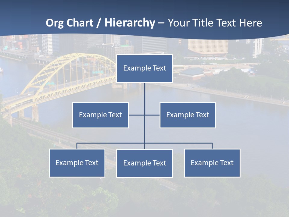 Pennsylvania Skyscraper Bridge PowerPoint Template