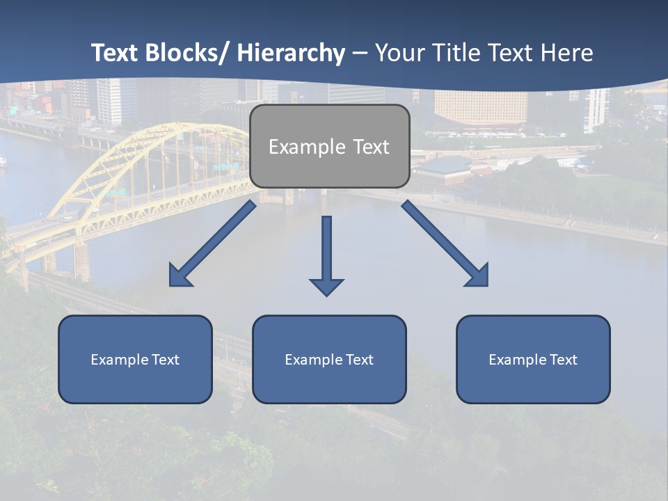 Pennsylvania Skyscraper Bridge PowerPoint Template
