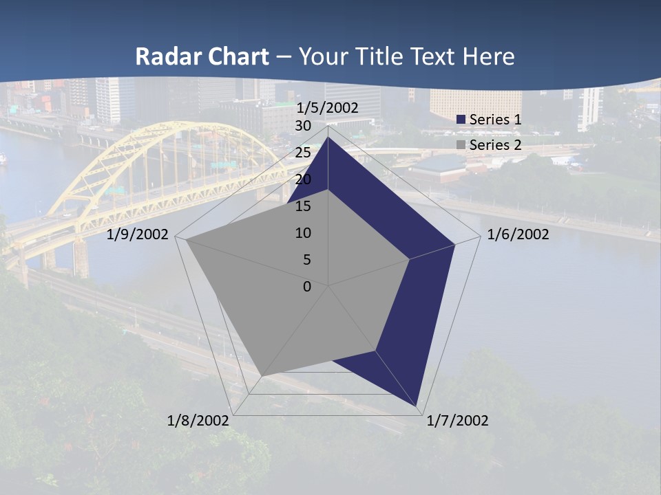 Pennsylvania Skyscraper Bridge PowerPoint Template