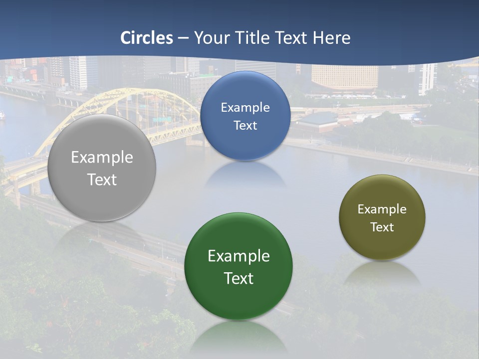 Pennsylvania Skyscraper Bridge PowerPoint Template