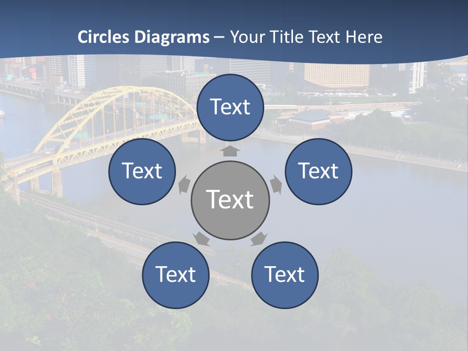 Pennsylvania Skyscraper Bridge PowerPoint Template