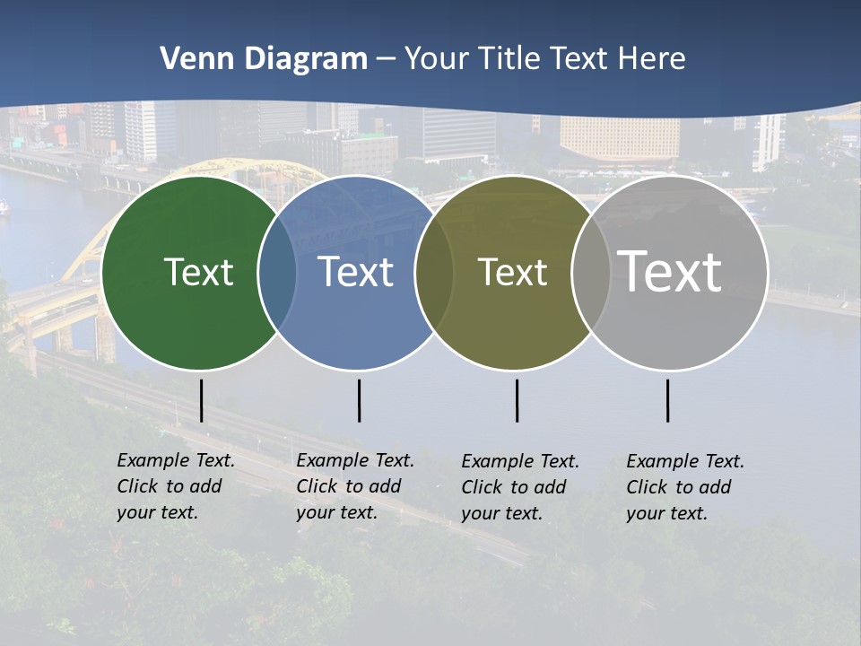 Pennsylvania Skyscraper Bridge PowerPoint Template