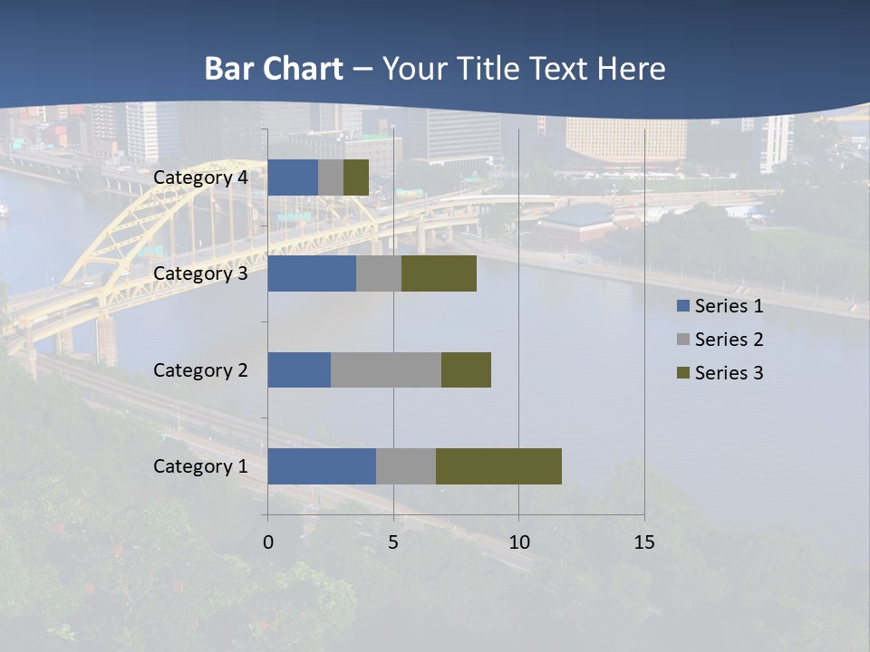 Pennsylvania Skyscraper Bridge PowerPoint Template