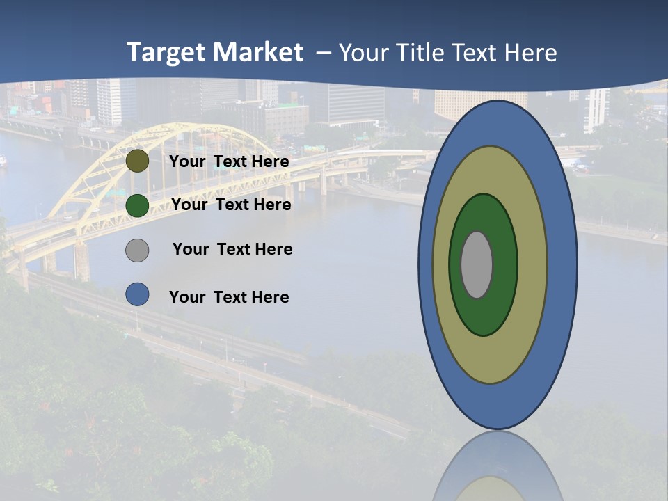 Pennsylvania Skyscraper Bridge PowerPoint Template