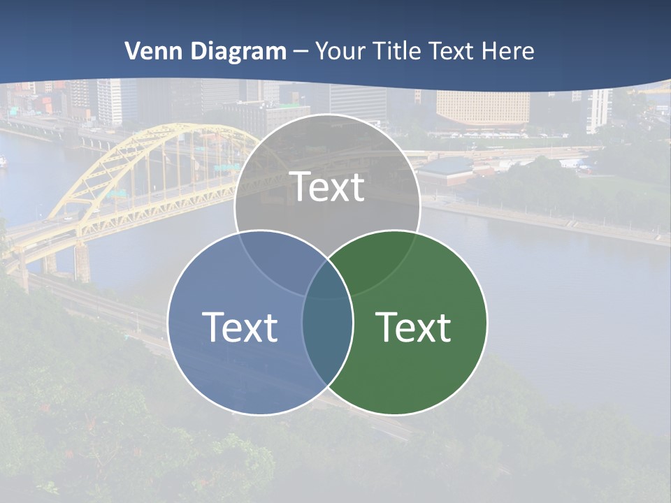 Pennsylvania Skyscraper Bridge PowerPoint Template