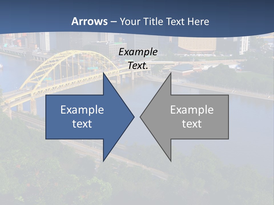 Pennsylvania Skyscraper Bridge PowerPoint Template