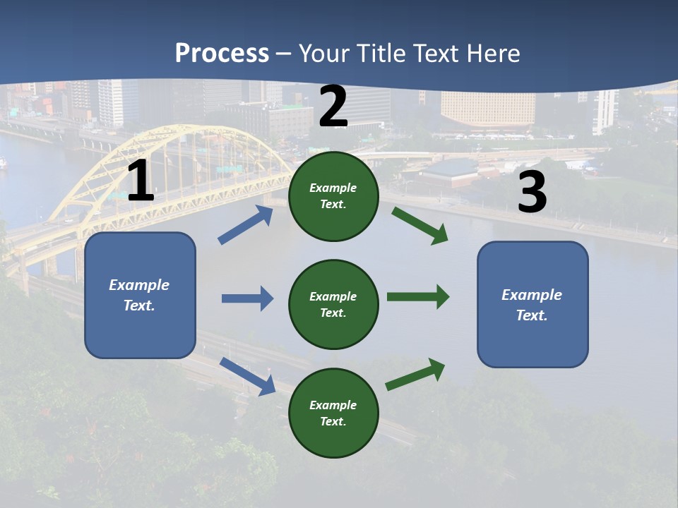Pennsylvania Skyscraper Bridge PowerPoint Template