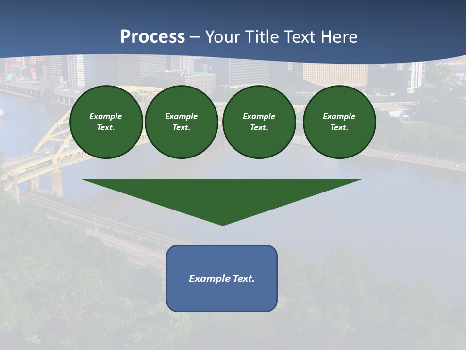 Pennsylvania Skyscraper Bridge PowerPoint Template