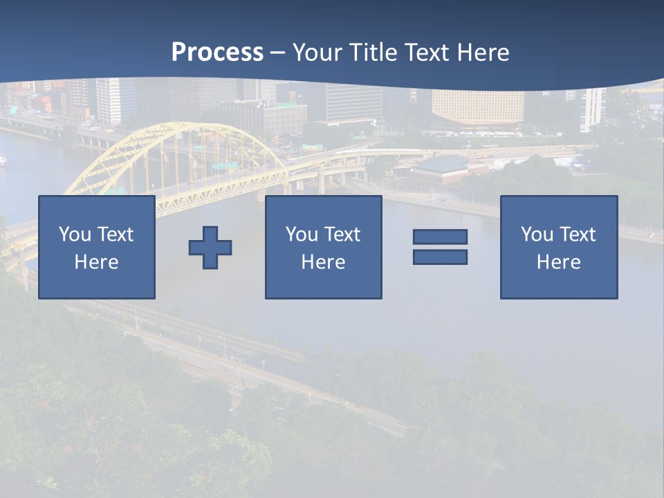 Pennsylvania Skyscraper Bridge PowerPoint Template