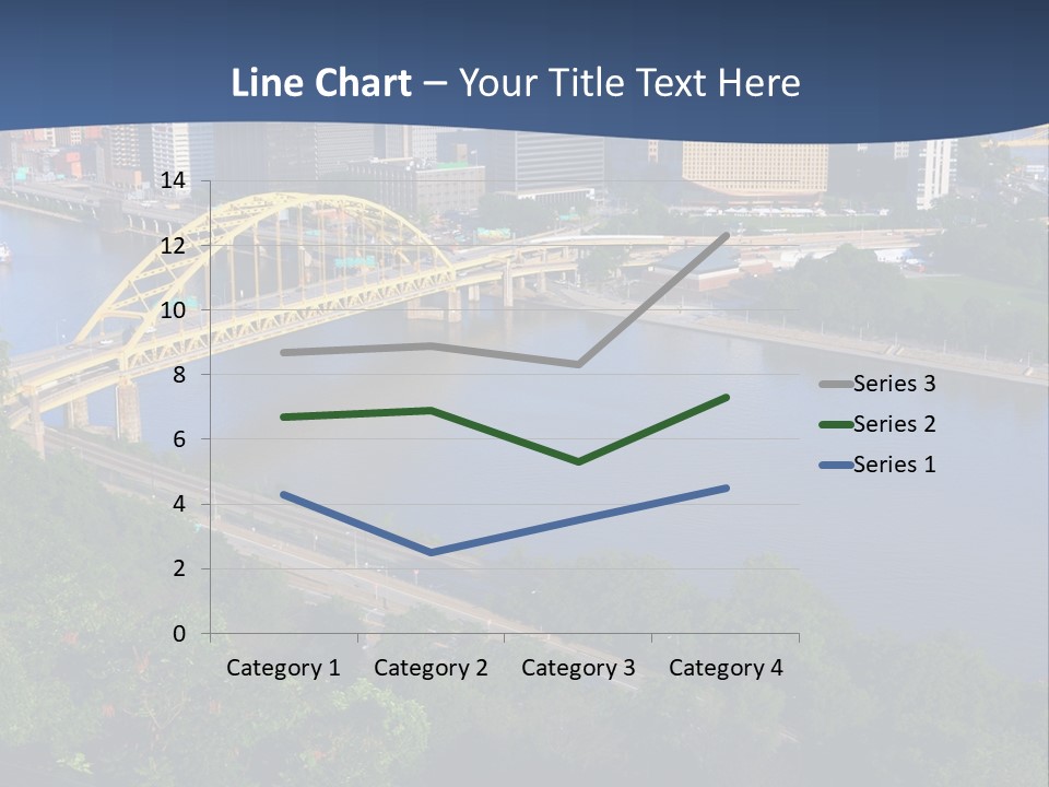 Pennsylvania Skyscraper Bridge PowerPoint Template