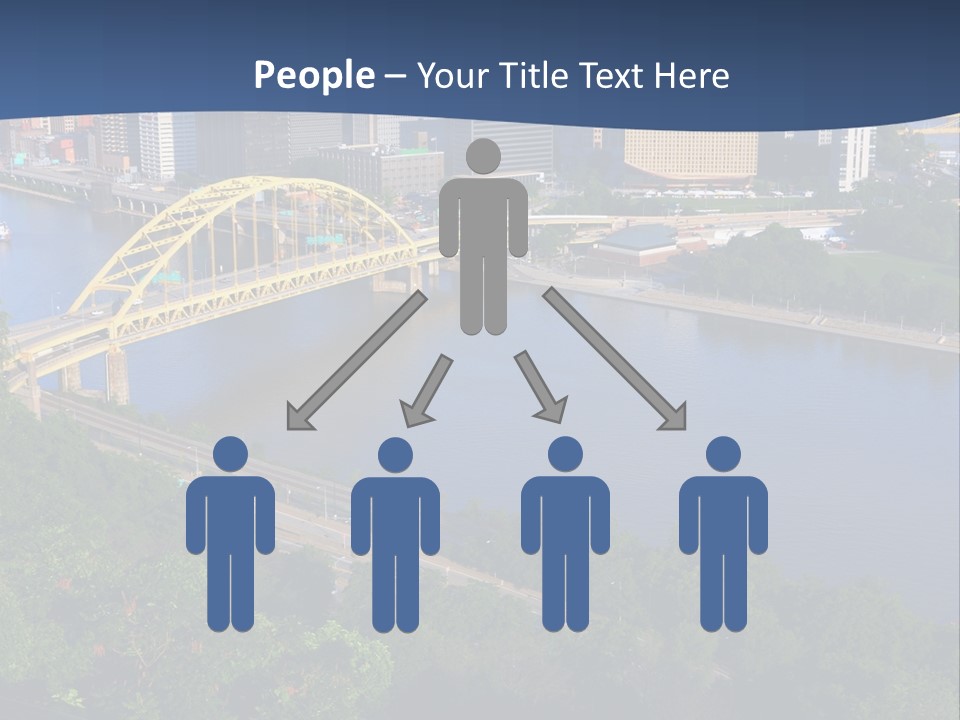 Pennsylvania Skyscraper Bridge PowerPoint Template
